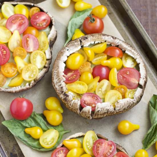 Tomato Pesto Cream Stuffed Mushroom - Recipe photo by Stacey Homemaker