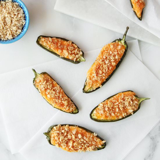 Mouth on Fire Jalapeño Poppers - Recipe photo by GlitterandBubbles