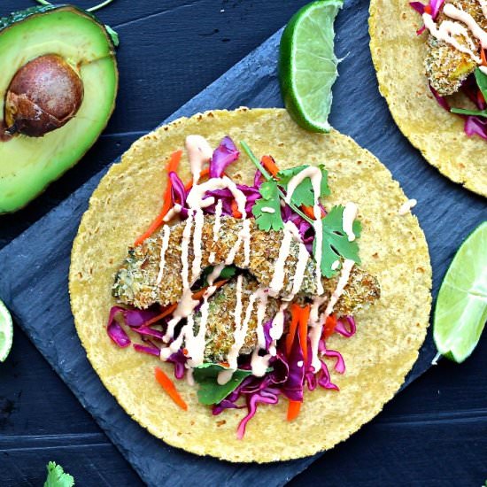 Crispy Avocado Tacos - Recipe photo by The Foodie Physician