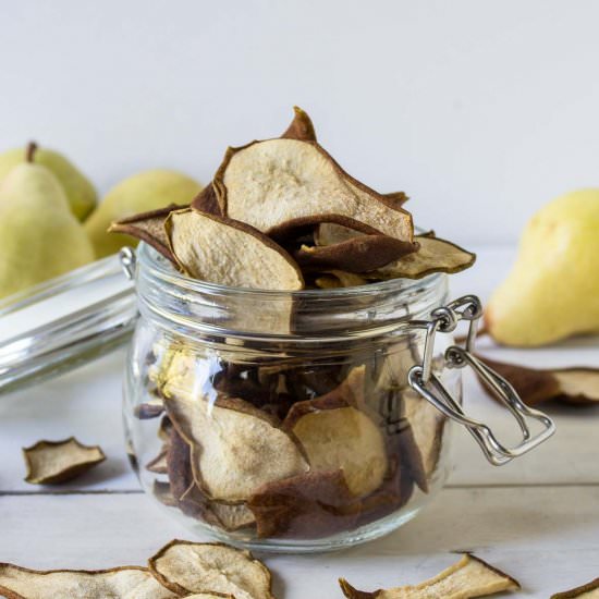 Pear Chips - Recipe photo by BeyondtheCoop