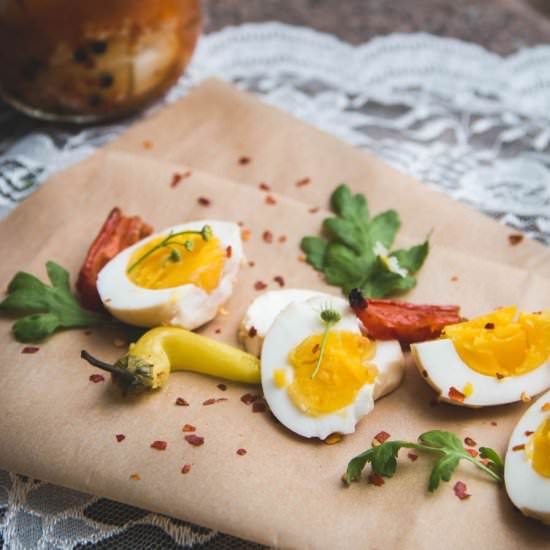 Pepper Pickled Eggs - Recipe photo by TacoBoutFood