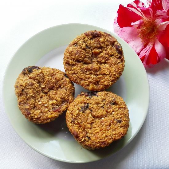 Delicious Vegan Fruit Muffins - Recipe photo by myhealthydessert