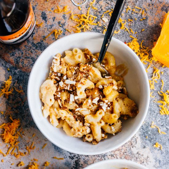 Pumpkin Ale Mac and Cheese - Recipe photo by thewholebite