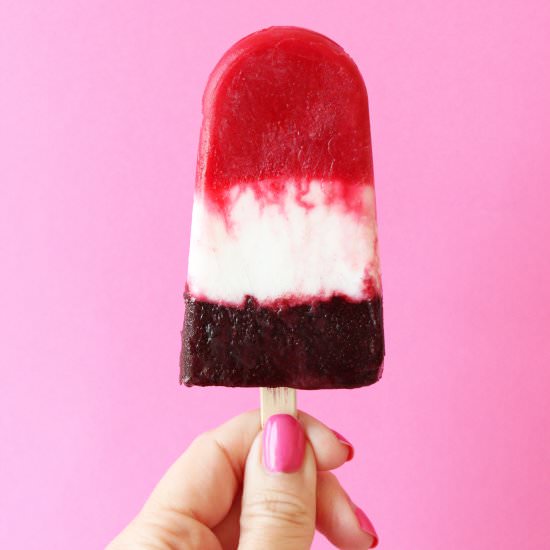 Berry Fruit Popsicles - Recipe photo by GlitterandBubbles