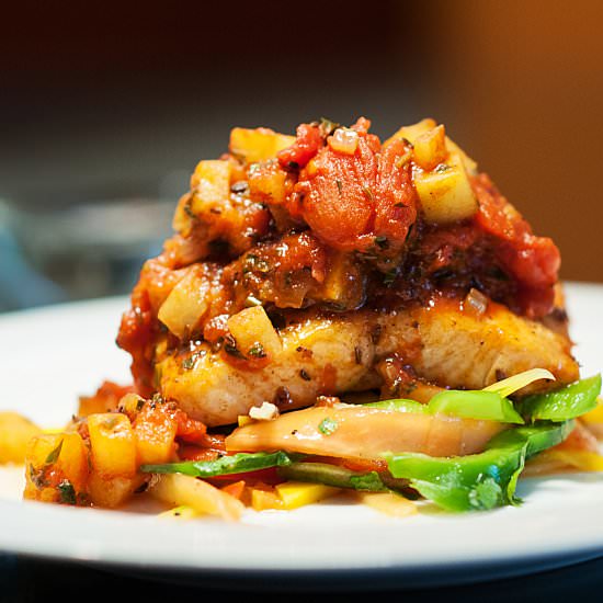 Caribbean Herb Crusted Salmon - Recipe photo by tastetheislands