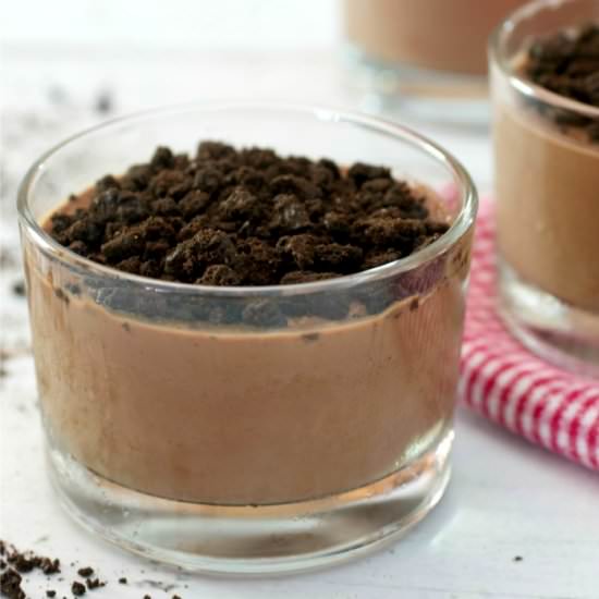 Boozy Triple Chocolate Pudding - Recipe photo by tastyeverafter