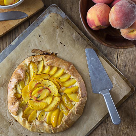 Peach Crostata - Recipe photo by Ethnic Spoon