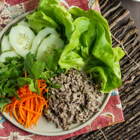 Laab Nua - Recipe photo by TaraMar