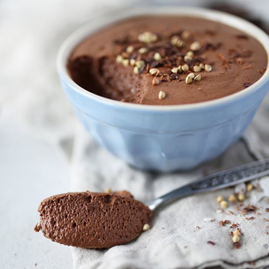 Aquafaba Chocolate Mousse - Recipe photo by Vanillacrunnch