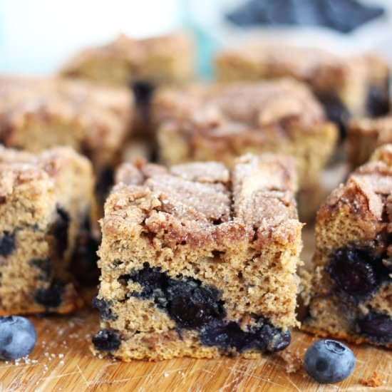 Blueberry Cinnamon Coffee Cake - Recipe photo by thegoldlininggirl