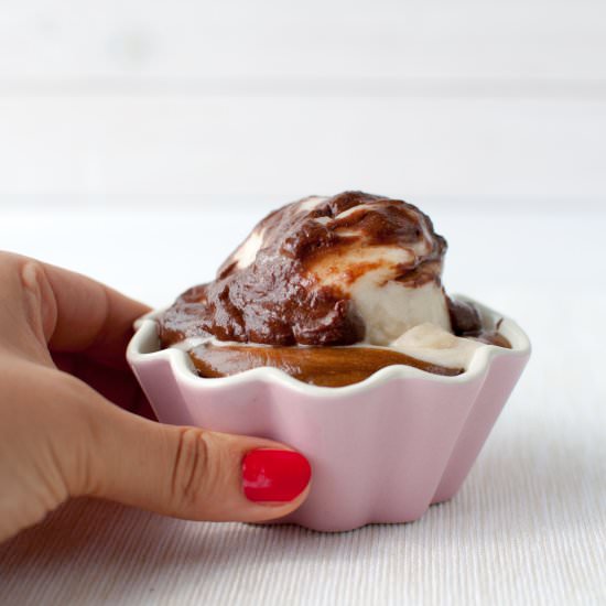 Raw Snickers Ice-Cream - Recipe photo by shinewithnature