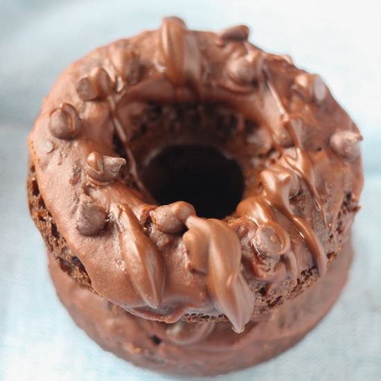 Quadruple Chocolate Cake Donuts - Recipe photo by SouthernMomLoves