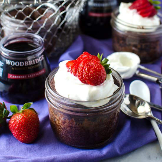 Mini Fudgy Flourless Chocolate Cake - Recipe photo by The Flavor Bender