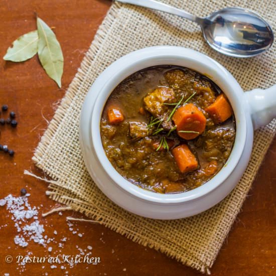 Beef and Butternut Squash Stew - Recipe photo by FreeRange Human