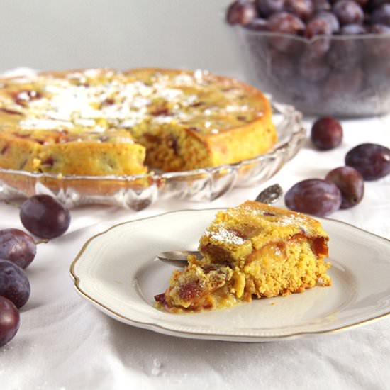 Turmeric Plum Cake - Recipe photo by adinutza
