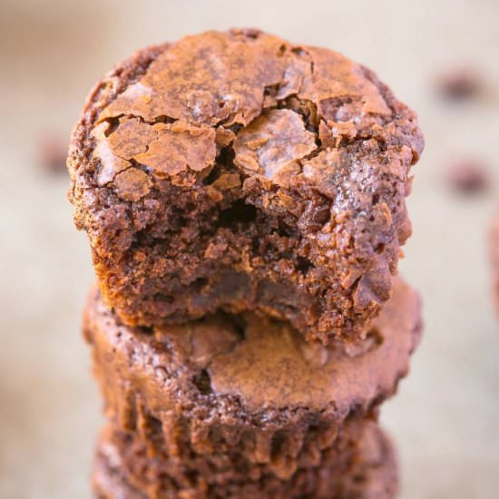 4 Ingredient Flourless Brownies - Recipe photo by thebigmansworld