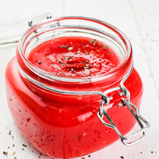 Tomato Passata - Recipe photo by Chefjar