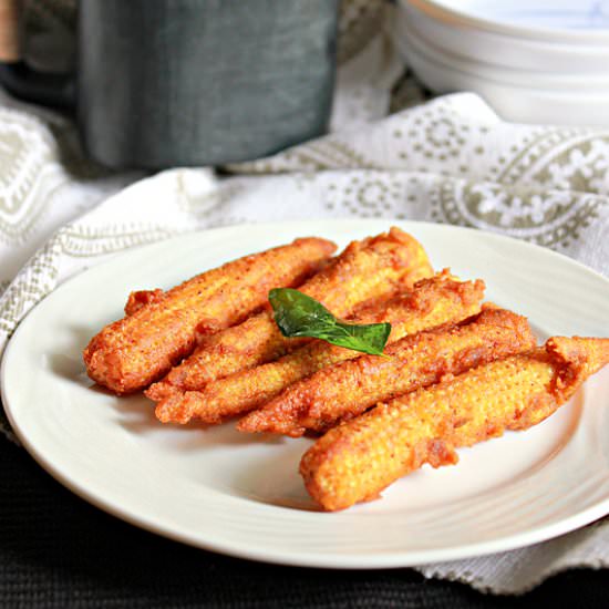 Baby Corn Fry - Recipe photo by Aromatic Cooking