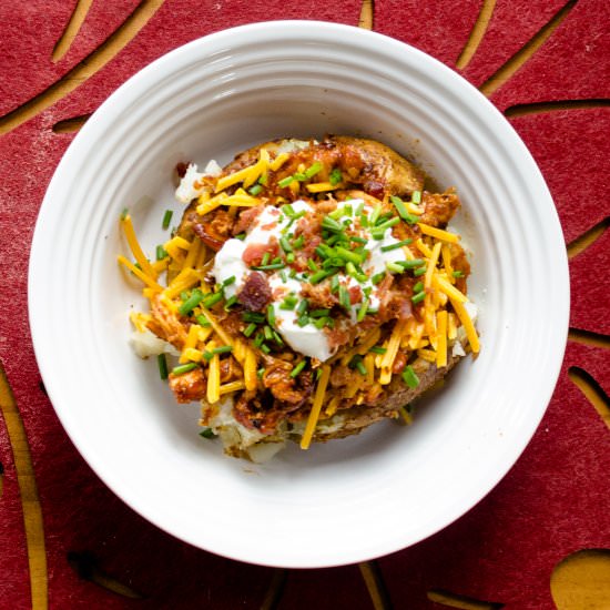 BBQ Baked Potato - Recipe photo by TwistedTastes