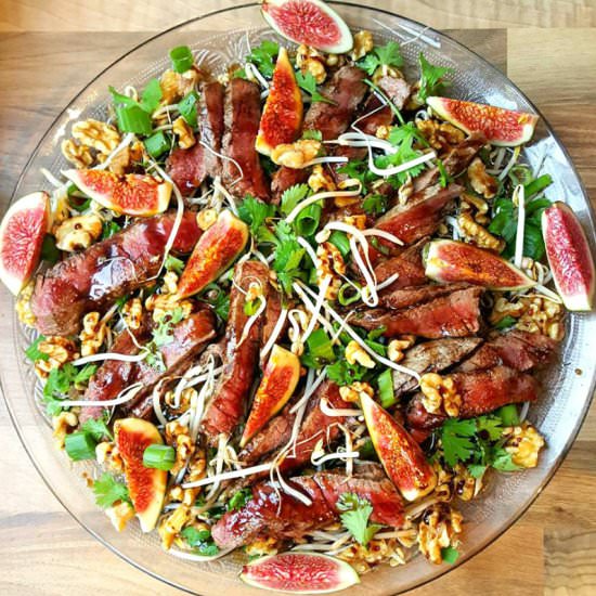 Steak, Fig and Balsamic Salad - Recipe photo by Cuisina