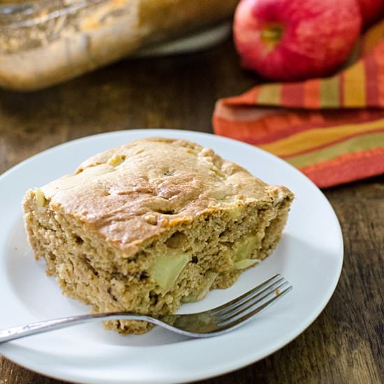 Easy Gluten-Free Apple Snack Cake - Recipe photo by VeggiePrimer