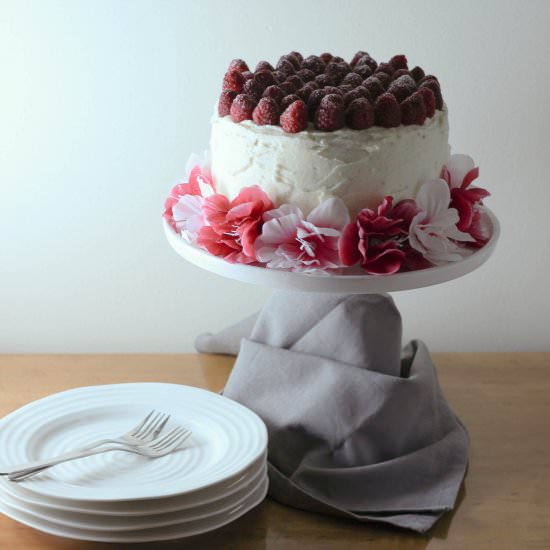 Raspberry Birthday Cake - Recipe photo by mordenh