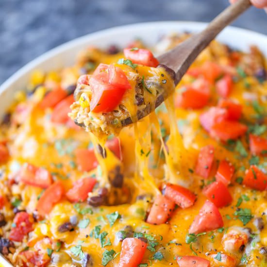 One Pot Mexican Beef and Rice - Recipe photo by damndelicious
