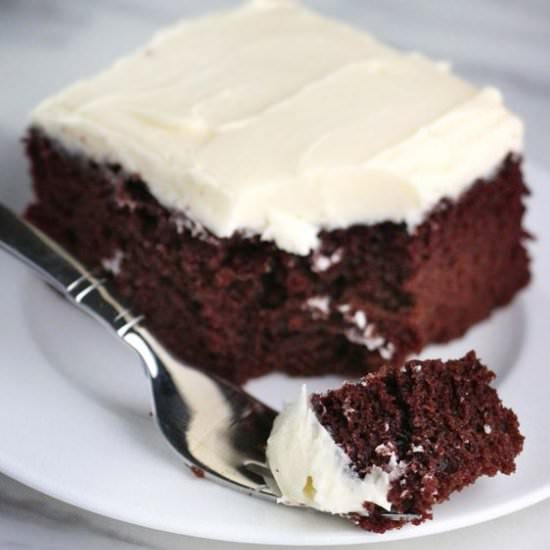 One Pan Chocolate Snack Cake - Recipe photo by EatInEatOut Magazine