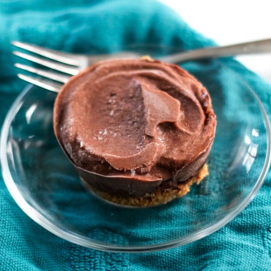 'Smores Muffin Tin Ice Cream Cakes - Recipe photo by blenderhappy