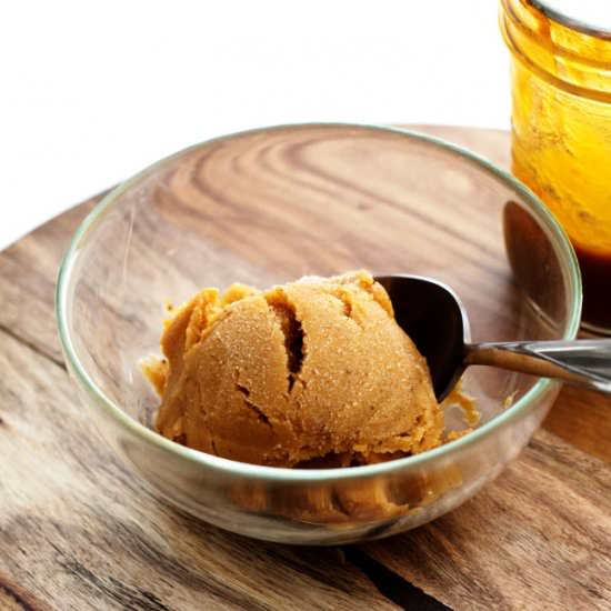 Maple Pumpkin Nice Cream - Recipe photo by blenderhappy