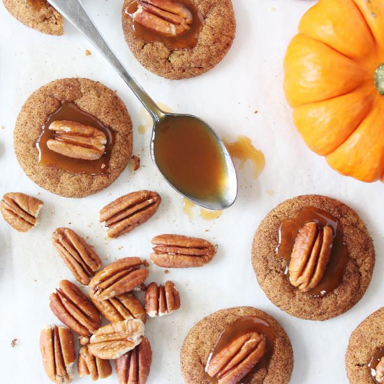Pumpkin Thumbprint Cookies - Recipe photo by If You Give A Blonde A Kitchen