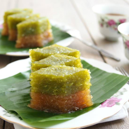 Steamed Layered Sago Cake - Recipe photo by Bake With Paws