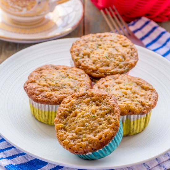 Low-Fat Banana & Zucchini Muffins - Recipe photo by Priyanka DK