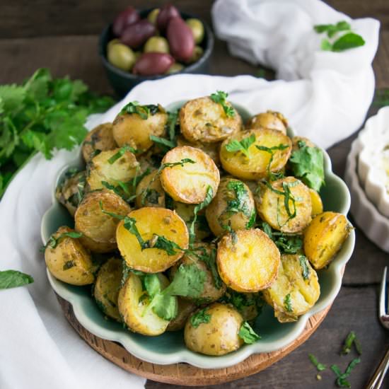 Herbed Baby Potatoes - Recipe photo by ohsweetcitrus
