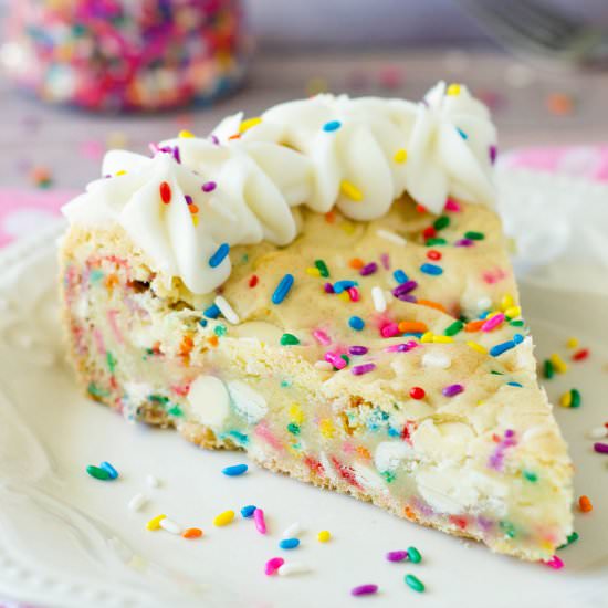 funfetti sugar cookie cake - Recipe photo by freshaprilflours
