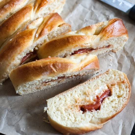 Guava Cheese Braided Bread - Recipe photo by GoodieGodmother