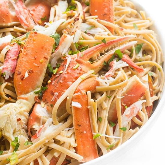 Crab Linguine - Recipe photo by thelemonbowl