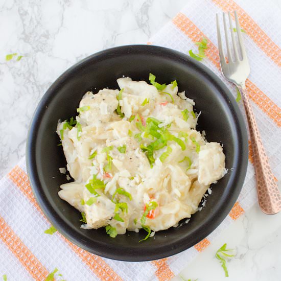 Lemon Slow Cooker Chicken Pasta - Recipe photo by tiffanybendayan