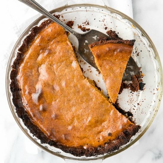 Grilled Pumpkin Pie - Recipe photo by boulderlocavore