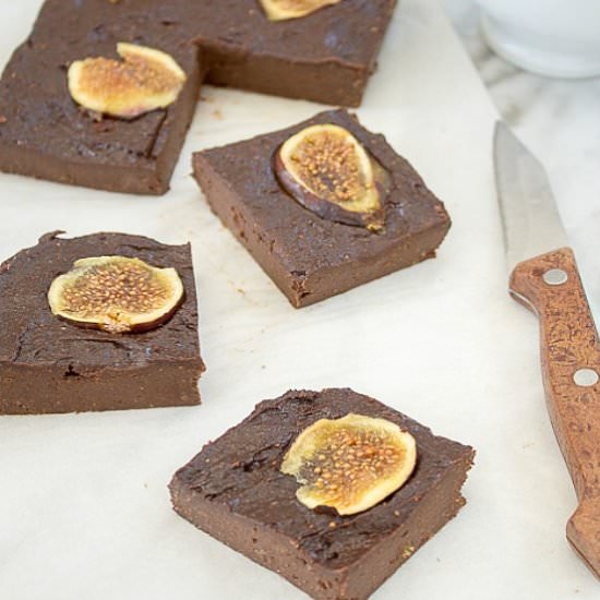 Sugar free Chocolate Fig brownies - Recipe photo by Nemacreditoqueesaudavel