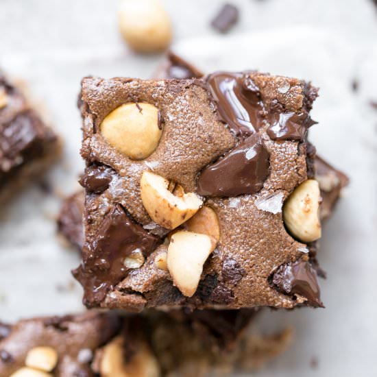 Chocolate Hazelnut Bars - Recipe photo by bakerita