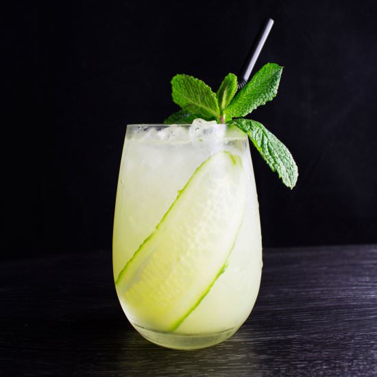 Cucumber Crush Cocktail - Recipe photo by almondtozest.com
