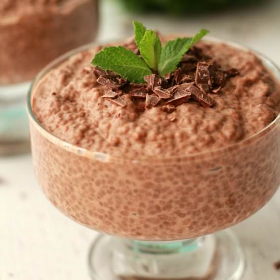 Chocolate Chia Pudding - Recipe photo by lovingitvegan
