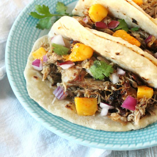 Chili Lime Mango Pork Carnitas - Recipe photo by ArtsCrackers