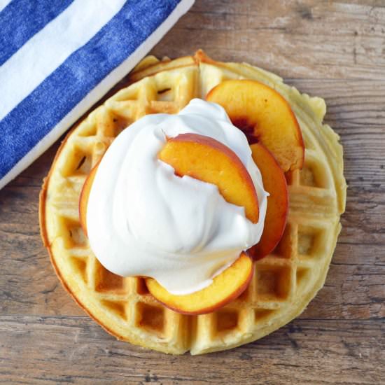 Mama's Famous Buttermilk Waffles - Recipe photo by Modern Honey