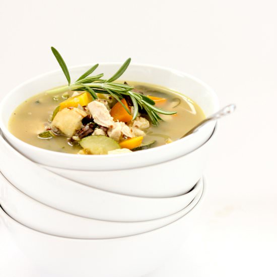 Rosemary Chicken Soup - Recipe photo by deliacreates