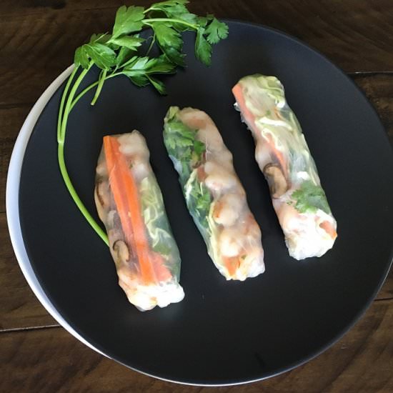 Easy Spring Rolls - Recipe photo by cookingwithbliss