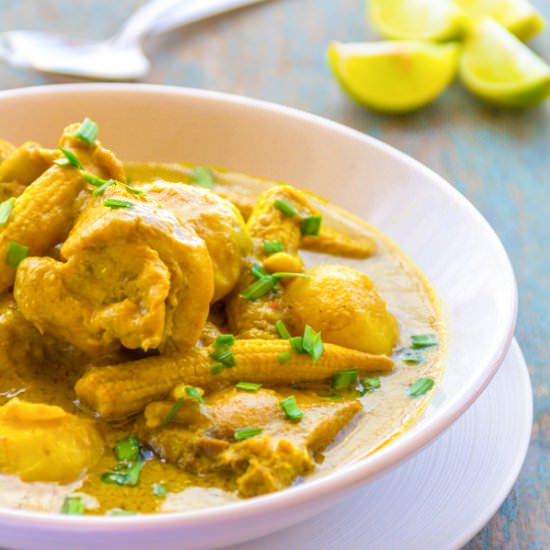 Thai Yellow Chicken Curry - Recipe photo by Priyanka DK