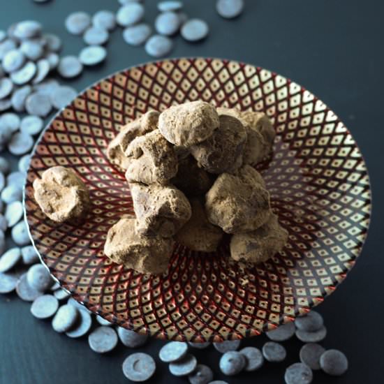 chocolate earl-grey truffles - Recipe photo by mordenh