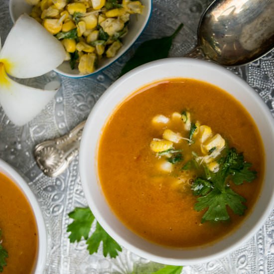 Roasted Tomatoes and Coconut Soup - Recipe photo by thelastcookie
